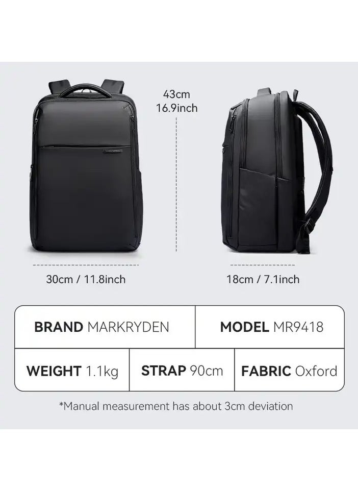 MARK RYDEN - MARK RYDEN 9418 large capacity 15,6 INCH Laptop  duffel, travel ,Business ,trip Backpack - Image 1