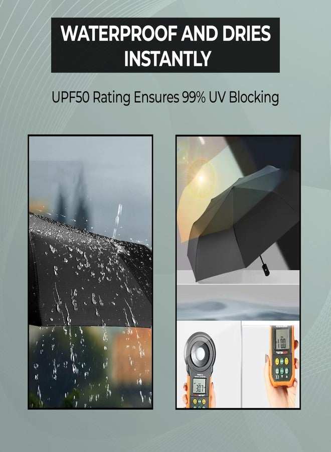 Robustt Wind Resistant Waterproof Umbrella - Dark Green (Pack of 10) | Auto Open & Close Mechanism | Lightweight & Compact | Heavy Duty | Travel- Friendly - Image 5