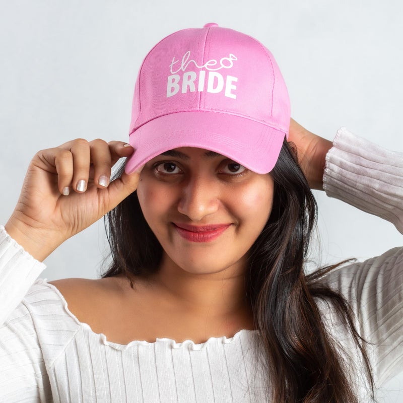 Aica Bride Photoshoot Prop � Pink, Adjustable Size | Bride to be Decoration Item kit for Photoshoot Prop| Pre weedding or Bachelorette Photo Shoot Props for Bride - Image 2