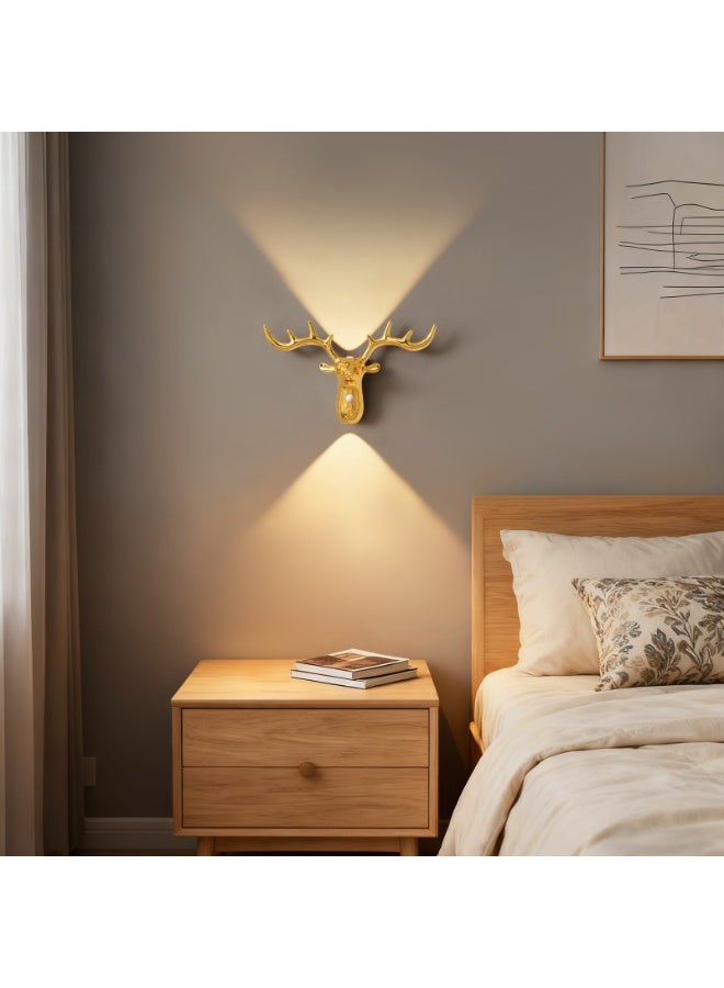 LED human-sensing decorative wall lamp, magnetic attachment without wiring, three lighting modes - Image 2