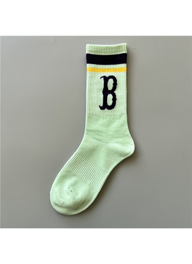 KUYING Fashion Anti Slip Breathable Sports Socks Five Piece Set 