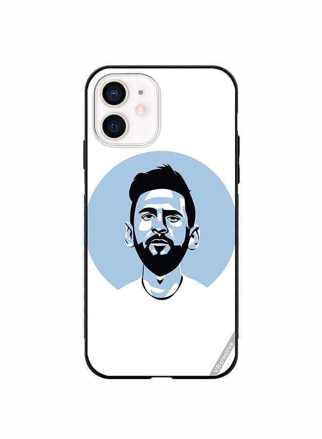 VR CREATIVE Protective Case Cover For Apple iPhone 12 mini Lionel Messi Vector Design Multicolour - Image 1