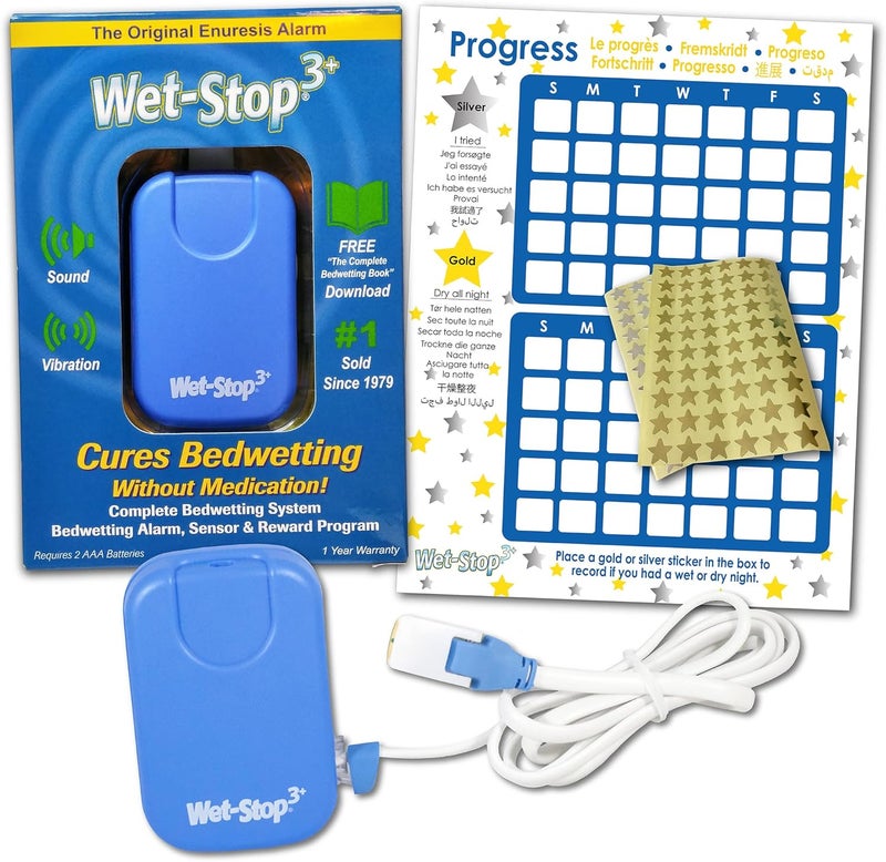 Wet-Stop 3 Bedwetting Alarm with 6 Alarms & Vibration for Potty Training - Blue - Image 2