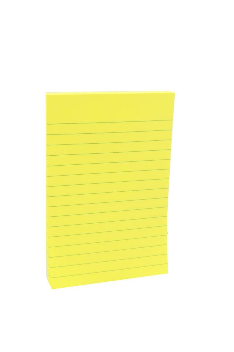 ROCO Lined Self Stick Notes 98 X 150 mm100 Notes Neon - Image 2