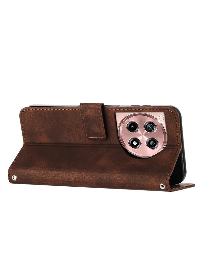 S-TOP Case For OnePlus 12R / Ace 3 5G Dream Triangle Leather Phone Case with Lanyard - Image 3