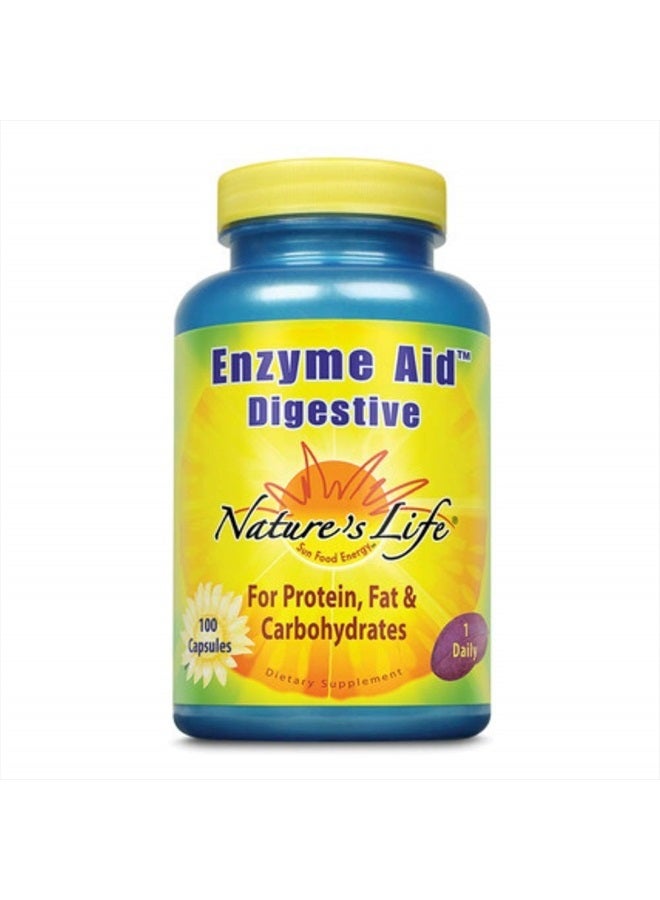 Nature's Life Enzyme Aid Digest Cap | 100 ct