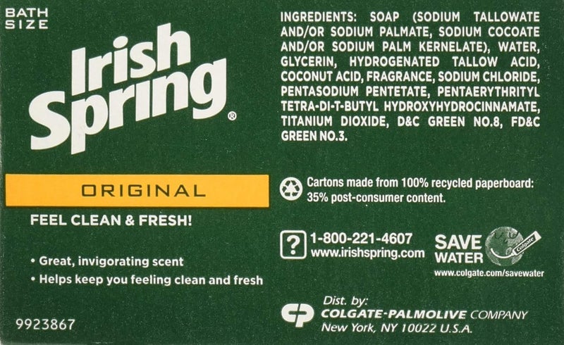 Irish Spring Original Deodorant Soap - 8 Bars of 4 oz Each for Unisex - Image 4
