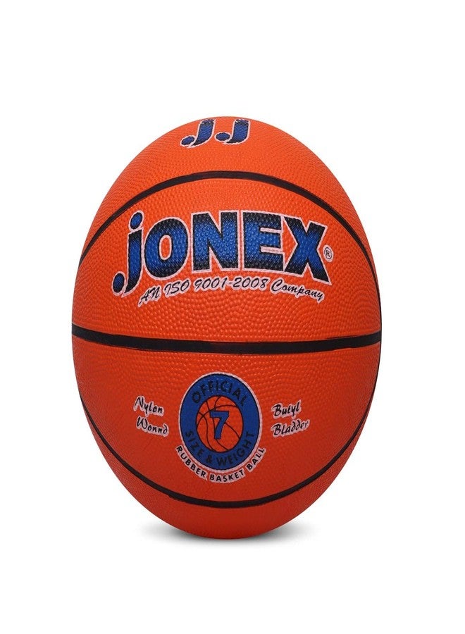Jonex JJ Basketball Size 7, Orange - Image 1