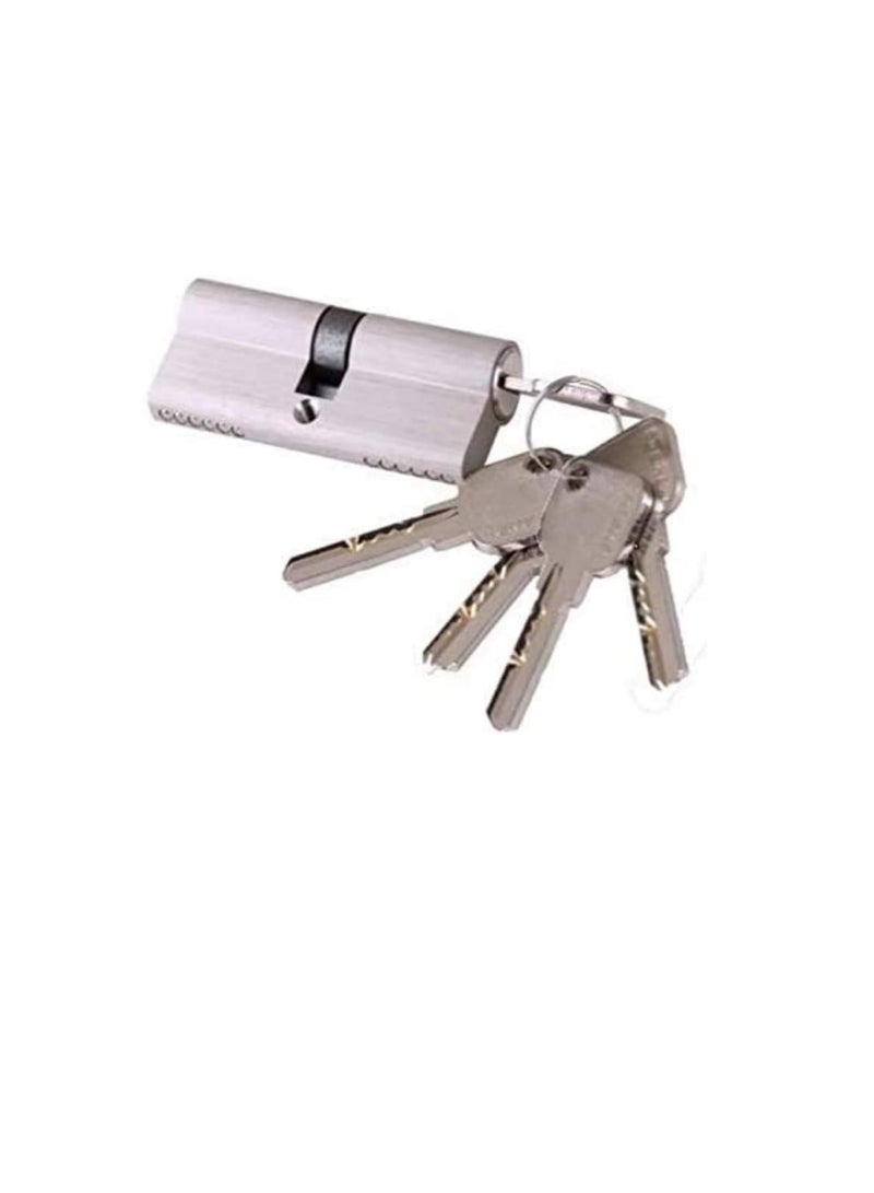 Door Lock Cylinder 70mm (35-35) with 5 Computer Keys - TCT Pack of 3  - Image 1