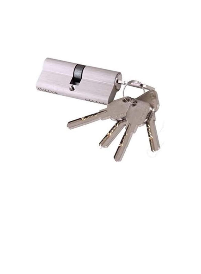 Door Lock Cylinder 70mm (35-35) with 5 Computer Keys - TCT Pack of 3  - Image 2