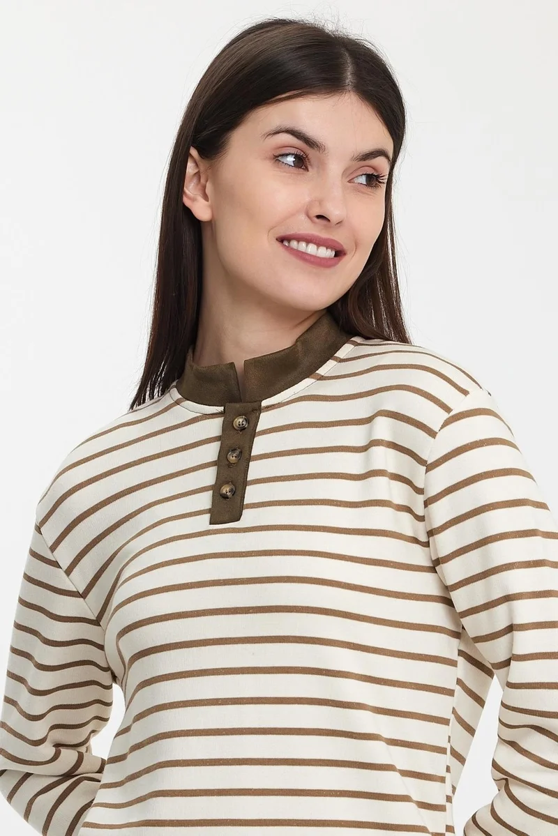 الكسندر جاردي Buttoned Sweatshirt (E24-72803-KDN)