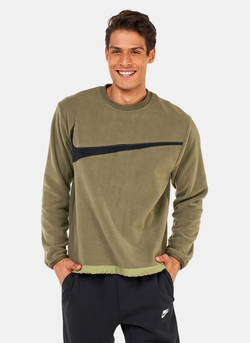 Nike Men's Club+ Fleece Winterized Crew Sweatshirt
