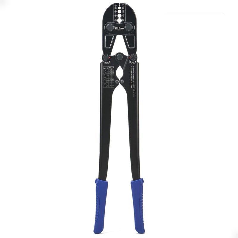 iCrimp Wire Rope Crimping Tool Wire Rope Swager Fishing Lines Crimping for 164inch to 316inch Aluminum Oval Sleeves Stop Sleeves Loop Sleeves and Ferrules