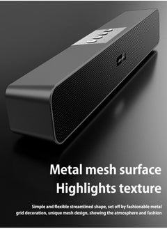 BONKS Computer Speakers with 3.5 mm Aux, Small PC Speakers Powered by USB, Wired USB Desktop Speaker, USB Soundbar for MonitorWith Bluetooth  - Image 3