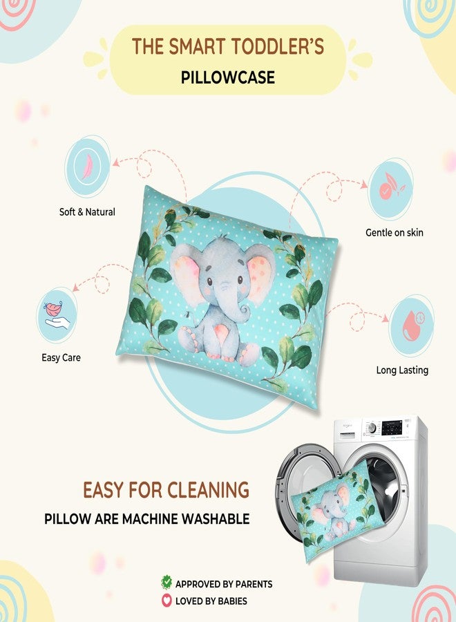 NEW COMERS® Baby Pillow with Super Soft Imported Fabric, 1 Month to 5 Year Kids Pillows, Animal/Cartoon Prints, Kid Pillow for Sleep, Bed Set, Head Shaping, Neck Support-12 x 18 in-201 - Image 5