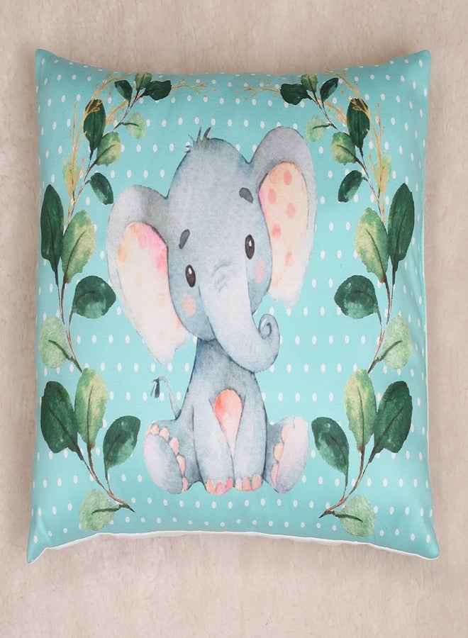 NEW COMERS® Baby Pillow with Super Soft Imported Fabric, 1 Month to 5 Year Kids Pillows, Animal/Cartoon Prints, Kid Pillow for Sleep, Bed Set, Head Shaping, Neck Support-12 x 18 in-201 - Image 1