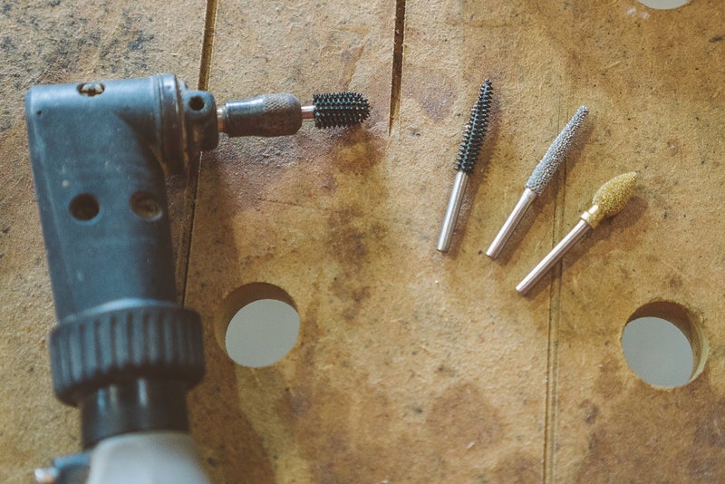 Kutzall Original Taper Rotary Burr, 1â„8" Shaft, Fine -Wood Carving Bit for Dremel, Foredom, DeWalt, Milwaukee. Abrasive Tungsten Carbide, 1â„8" (3.1mm) Head Dia. X 7â„8" (22.2mm) Length, T-18-EG - Image 5