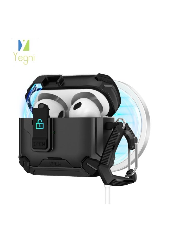 Yegni New multi-functional AirPods earphone case Apple earphones can be used as a phone stand flip-top earphone shell - Image 1