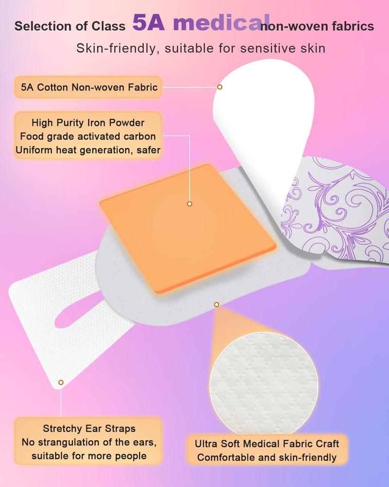 ProCIV 20 Packs Steam Eye Masks, Warming Eye Masks for Dark Circles, Disposable Self-heating Hot Eye Mask Soothing Headache, Dry Eyes, Heating Eye Mask for Stress Eye Fatigue Relief - Image 5