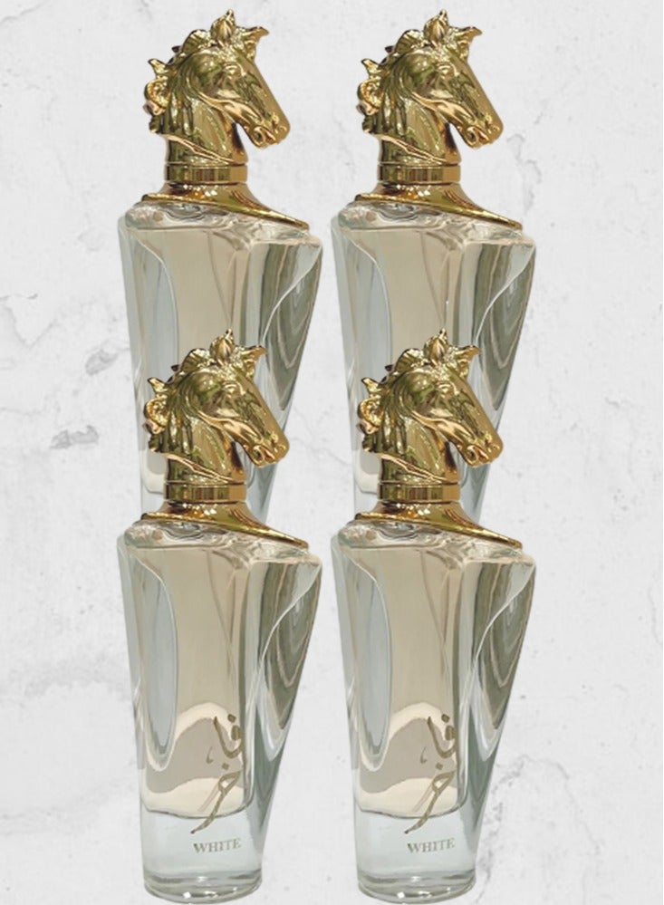 White 4 Pieces Fakher White Edition EDP 100ML - Image 1