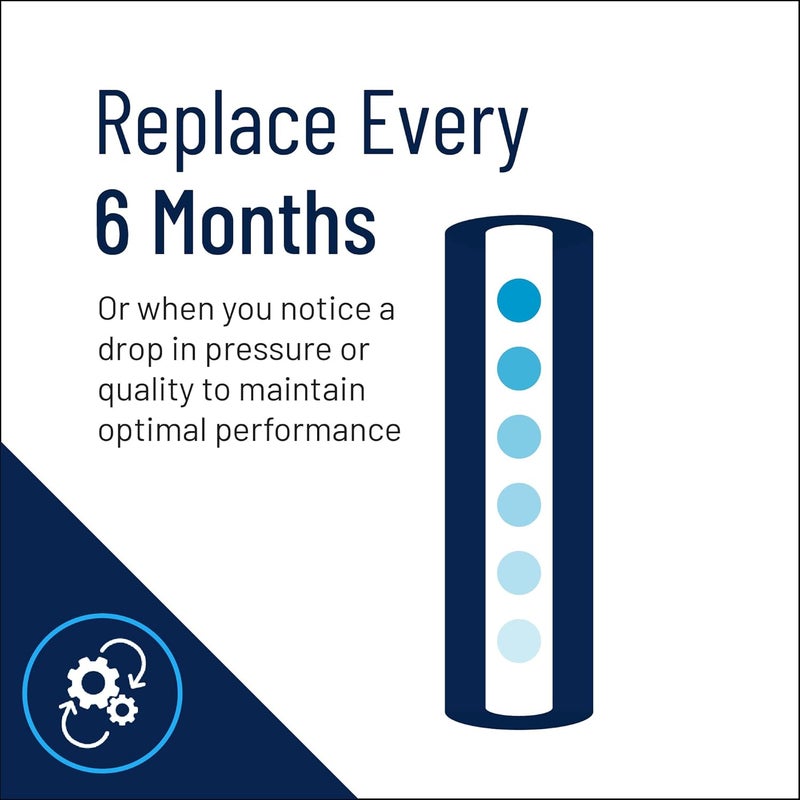 Pentek Pentair ECP20-BB Big Blue Sediment Water Filter, 10-Inch, Whole House Heavy Duty Pleated Cellulose Polyester Replacement Cartridge, 10" x 4.5", Blue End Cap, 20 Micron - Image 4