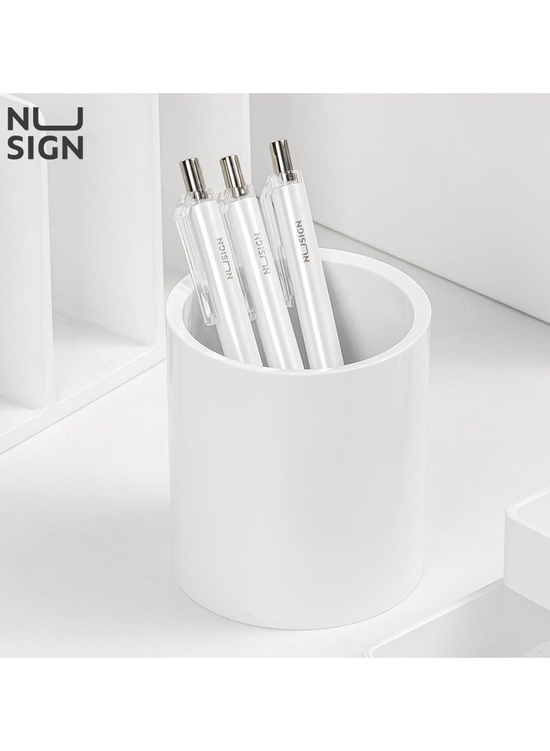 Deli منظم سطح المكتب Nusign ENS023 PS - زوايا مدورة، وسادة داخلية وتصميم مدمج 83 مم - Image 2