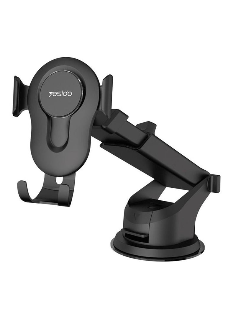 Yesido C44 Factory Custom Cellphone Car Holder Suction Cup Gravity Mobile Phone Holder - Black - Image 1