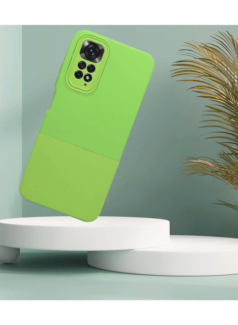 Houmt Xiaomi Redmi Note 11 and Redmi Note 11S Case Cover Soft Silicone Slim Protective Shockproof with Anti-Scratch Microfiber Cloth Lining Back Cover 360 Degree Protection - Image 3