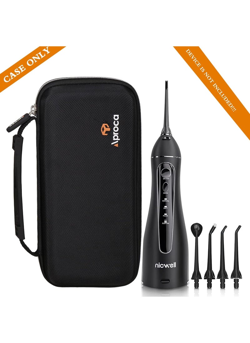 Aproca Aproca Hard Storage Travel Case Fit for Nicwell Water Dental Flosser Cordless Dental Oral Irrigator and Accessories  - Image 4