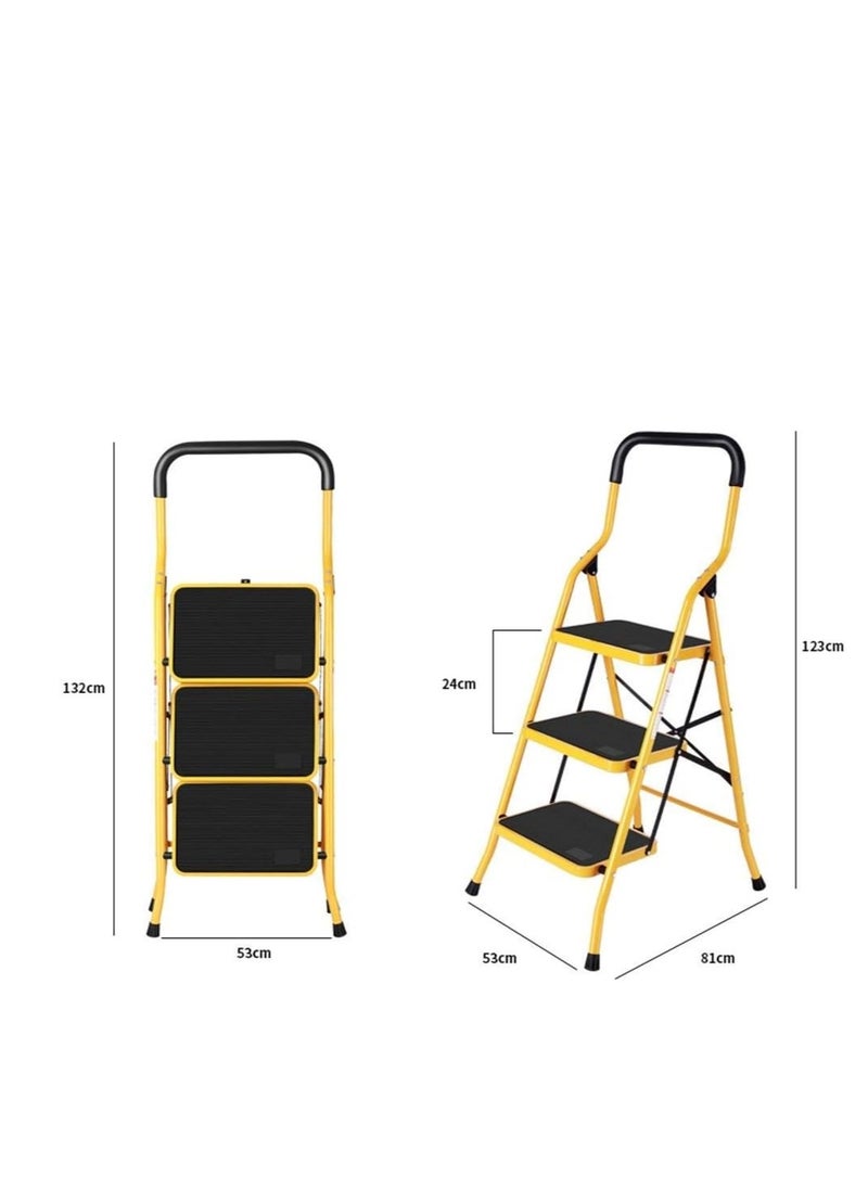 upspirit Steel 3 Step Ladders  - Image 2