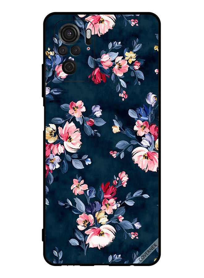 Covernex Protective Case Cover For Xiaomi Redmi Note 10S 4g Hand Painted Flowers - Image 1