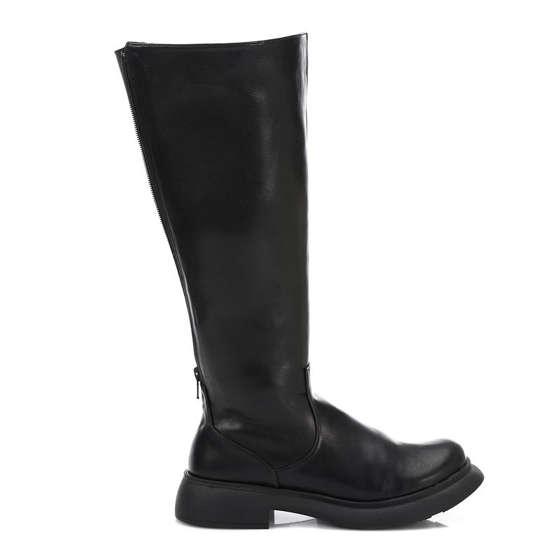 Mr.joe Double Zipper Knee-High Boots - Image 2
