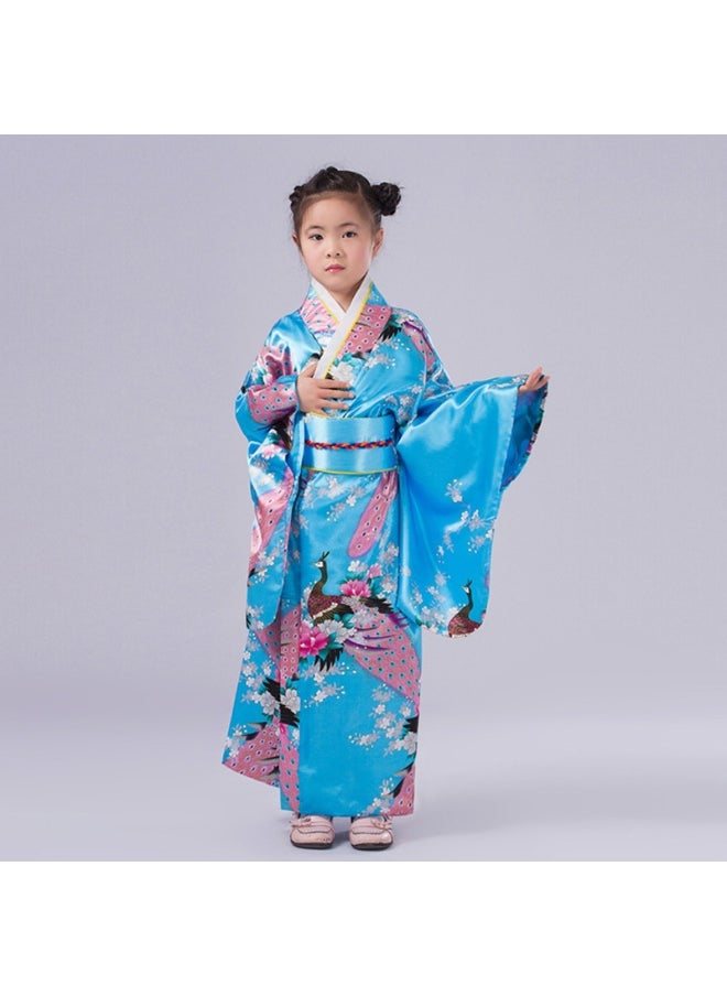 Al Aoyama - Al Aoyama japanese traditional dress kimono robe for kids girls costume - Image 1