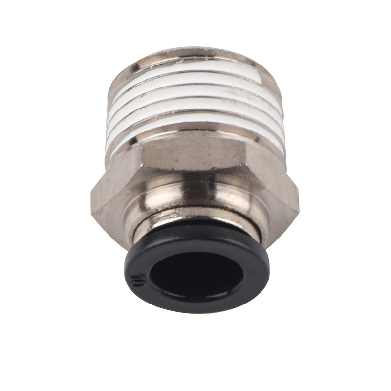 Brass Plated Externally Threaded Pneumatic Connector Quick Plug 10 04 Strong Sealing 360 Degree Rotation For Automation Equipment - Image 5