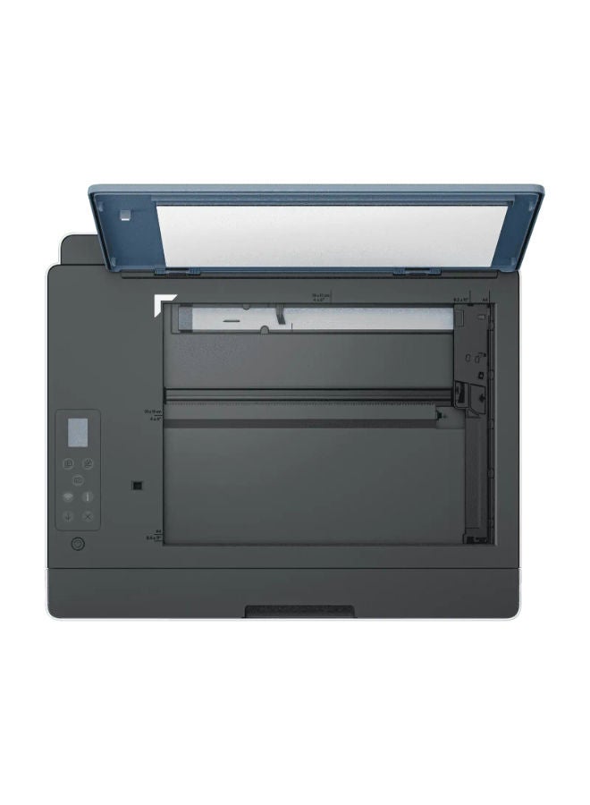 HP طابعة سمارت تانك 585 لاسلكية، طباعة، مسح ضوئي، نسخ، طابعة الكل في واحد، ما يصل إلى 3 سنوات من الطباعة متضمنة بالفعل باللون الأزرق الداكن - Image 3
