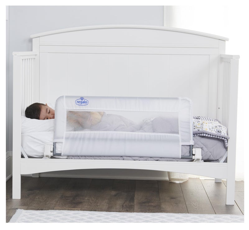 Regalo Swing Down Crib Rail, with Reinforced Anchor Safety System - Image 1