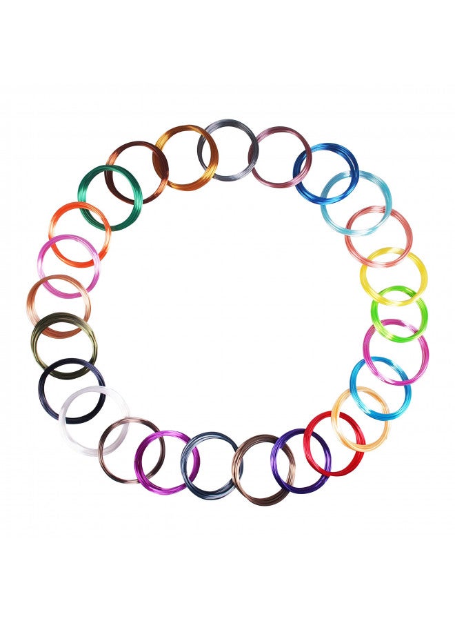 MIKA3D 25 Colors Silk Shiny PLA Filament Sample Pack, Each Color 4 Meter Length, Total 100m 3D Printer 3D Pen Material Refill, with Extra 2 Finger Caps by MIKA3D  - Image 1