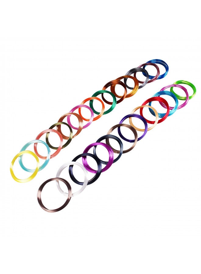 MIKA3D 25 Colors Silk Shiny PLA Filament Sample Pack, Each Color 4 Meter Length, Total 100m 3D Printer 3D Pen Material Refill, with Extra 2 Finger Caps by MIKA3D  - Image 4