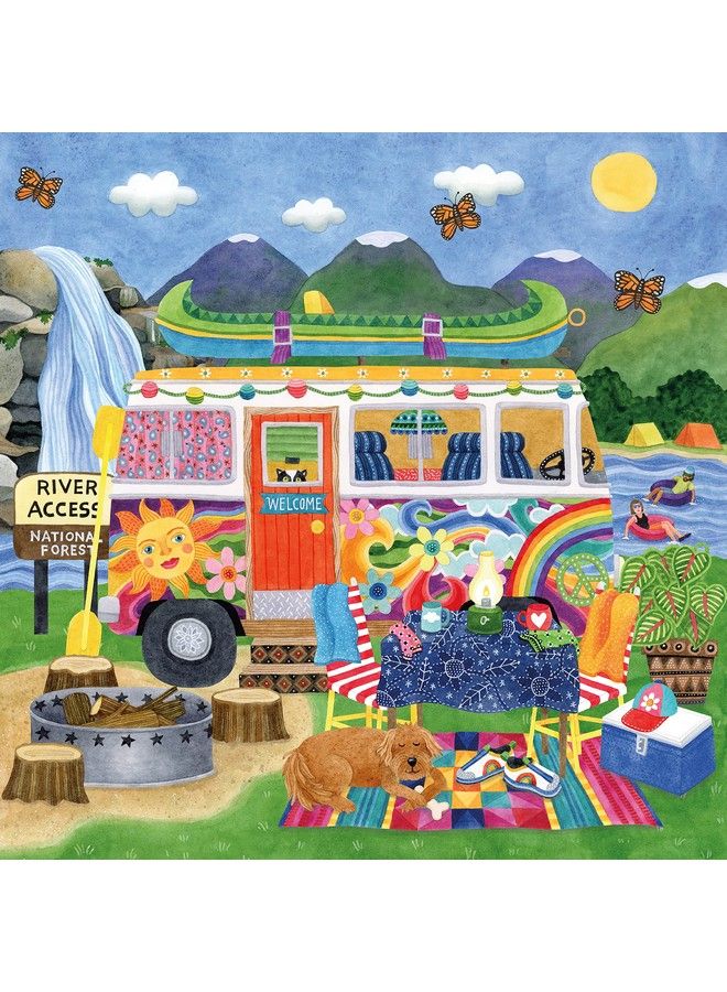 Ceaco Happy Camper Waterfall Camper 300 Piece Jigsaw Puzzle - Image 2