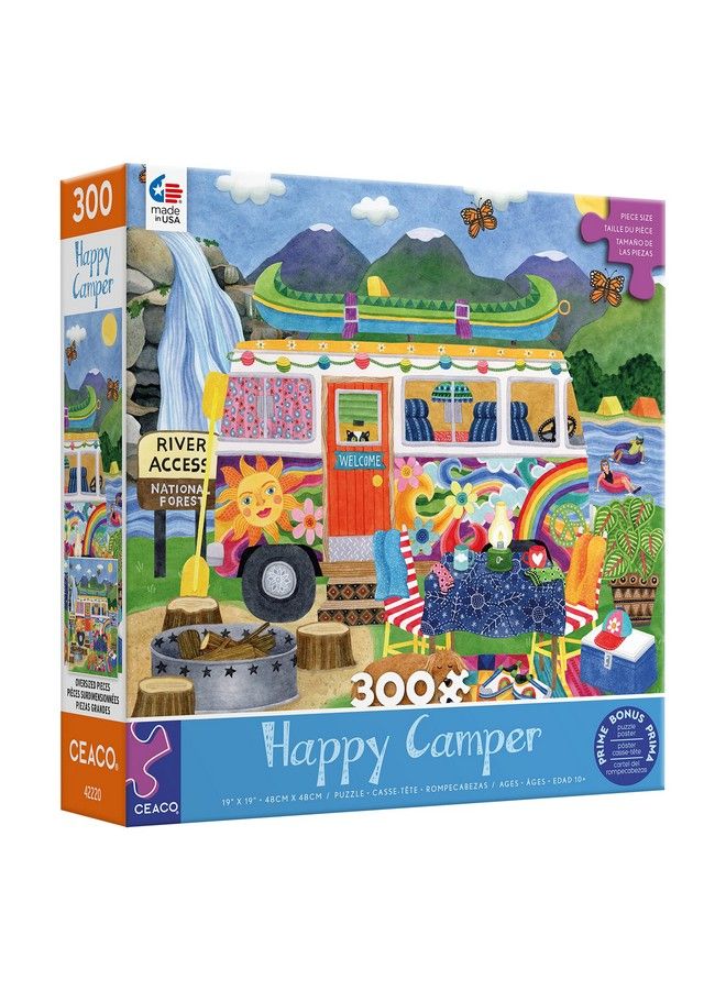 Ceaco Happy Camper Waterfall Camper 300 Piece Jigsaw Puzzle - Image 4