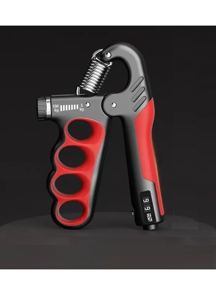 تي اي مدرب مقبض القوة ، مقوى قبضة اليد، جهاز تقوية قبضة اليد مقاومة قابلة للتعديل (5-100 كيلوجرام)، قابض غير قابل للانزلاق، للموسيقيين والرياضيين وتمارين إعادة تأهيل اليدين - الوان عشوائية - Image 5