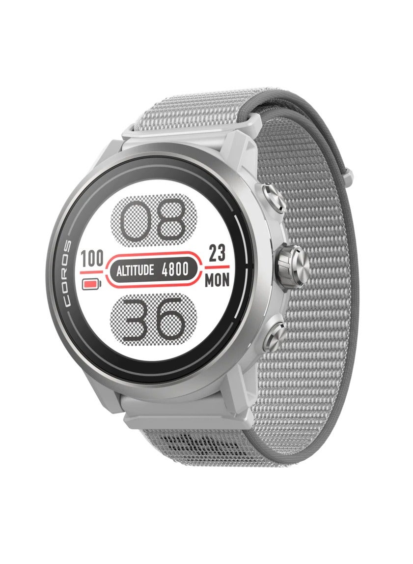 COROS Apex 2 Gps Outdoor Watch,, Premium Gps Sport Watch, Gps Adventure Watch, Heart Rate Monitor Grey