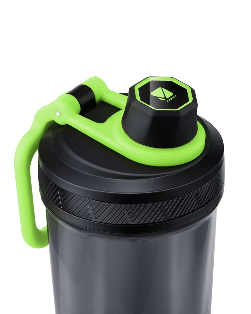 VOLTRX Shaker Bottle, Gallium USB C Rechargeable Electric Protein Shake Mixer, Shaker Cups for Protein Shakes and Meal Replacement Shakes, BPA Free, Made with Tritan, 24oz - Image 2