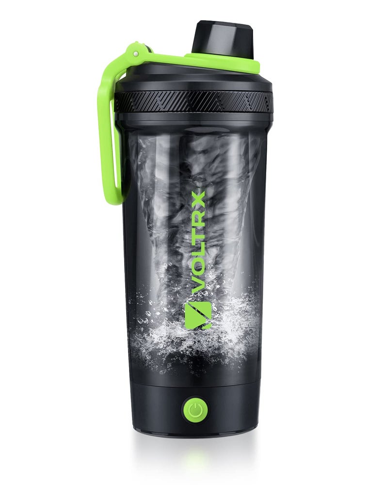 VOLTRX Shaker Bottle, Gallium USB C Rechargeable Electric Protein Shake Mixer, Shaker Cups for Protein Shakes and Meal Replacement Shakes, BPA Free, Made with Tritan, 24oz - Image 1