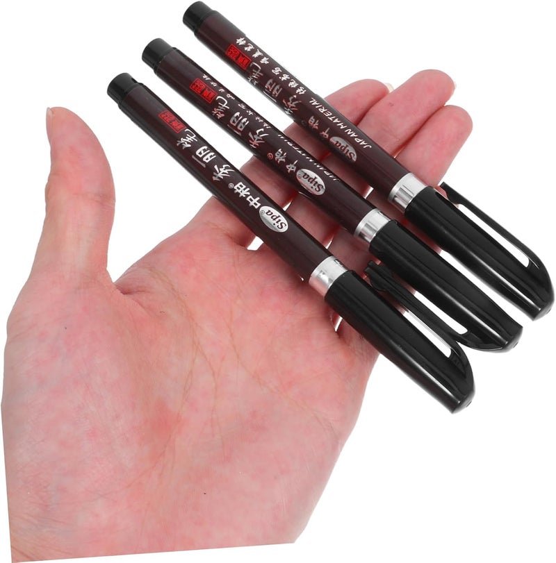 DOITOOL 6pcs Refillable Ink Brush Pen for Calligraphy and Painting Chinese Japanese Sumi Style Writing Tools for Art Lettering and Signature for Skill Development and Versatile Application - Image 3
