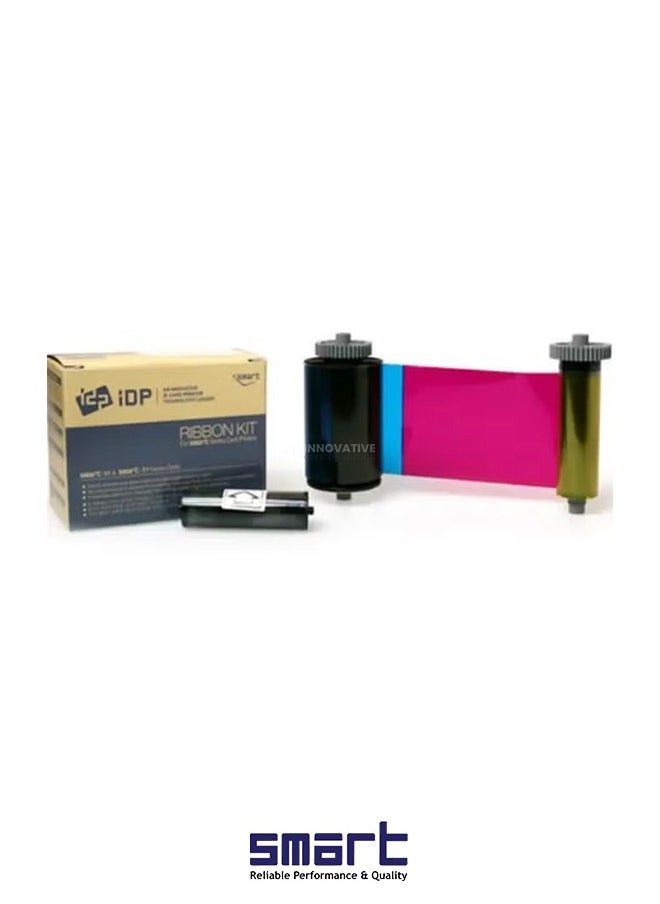 IDP - SMART Ribbon Kit IDP/PRT.650634 - YMCKO Color Ribbon for SMART-30s & SMART-50s Printers, 250 Prints - Image 1