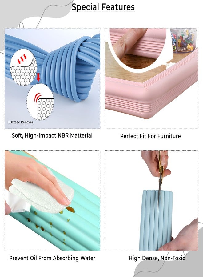Bembika Baby Proofing Edge & Corner Guards Furniture Edge Guard It�S Thin & Sleek Design for Sharp Edges of Table, Bed, Kitchen Counter top and Furniture for Babies & Child�s Safety - (W-Shape) White - Image 5