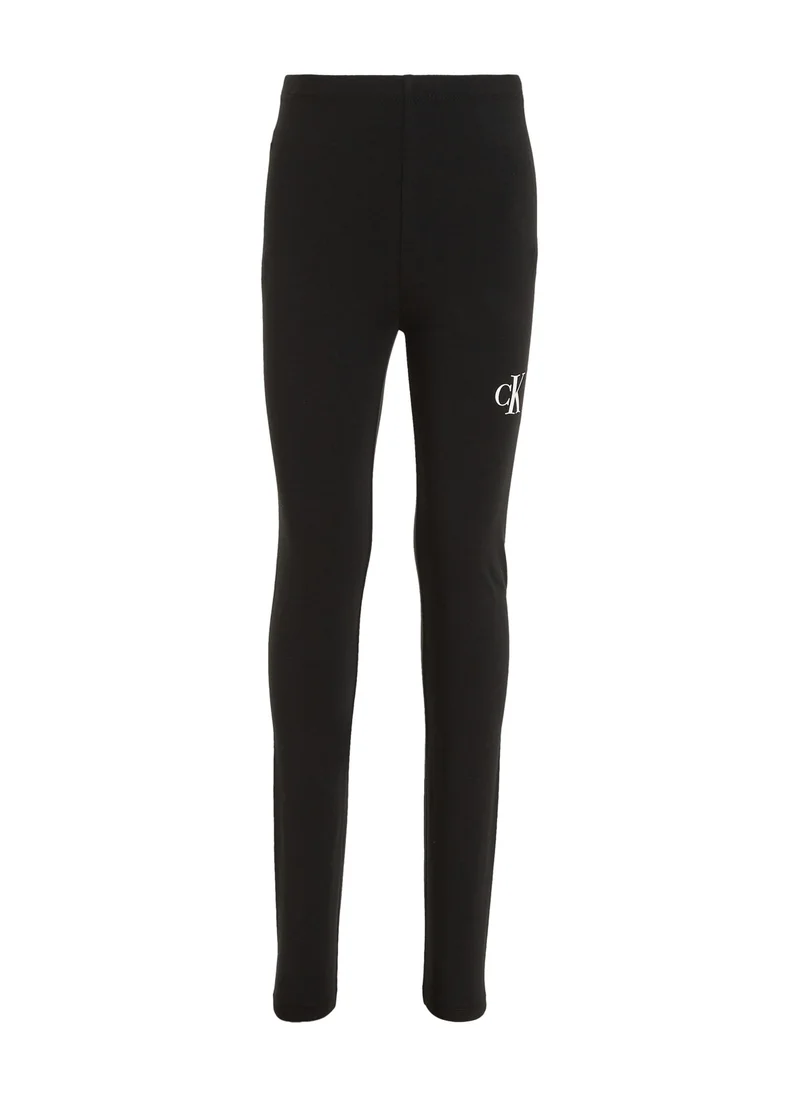 كالفن كلاين جينز Youth Logo Slim Leggings