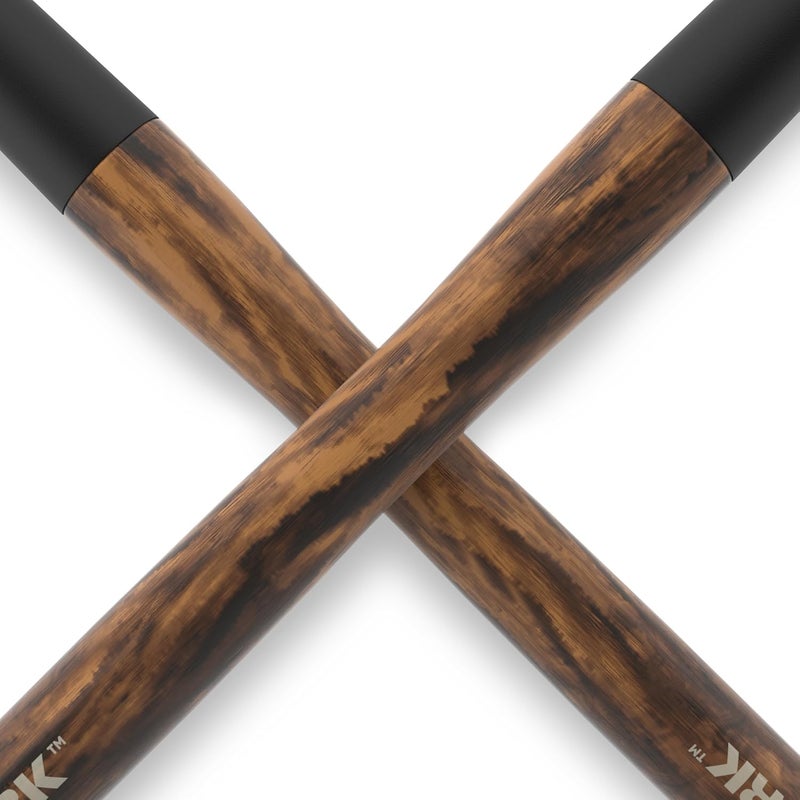 ProMark Trusted all-purpose quality Hybrid Bamboo Rods Drum Sticks - Firegrain Bamboo Dowel Drumsticks - Classic Rod Sound with Feel & Response of Drum Stick - 2B, .675" Diameter - 16" Length - 1 Pair Domestic distribution ready - Image 3