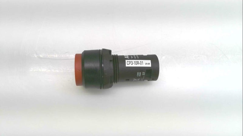 ABB CP310R01 22mm Assembled Pushbutton Extended Red Compact - Image 1